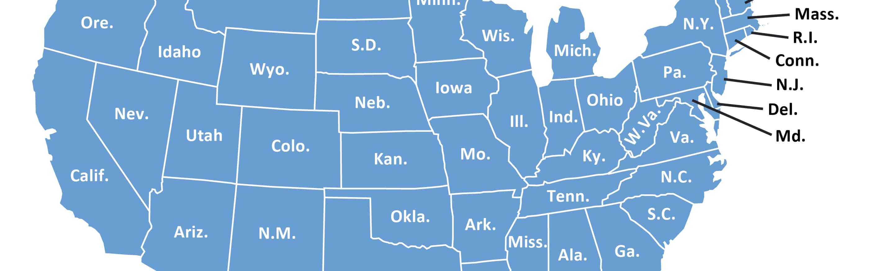AP Style: State Name Abbreviations 