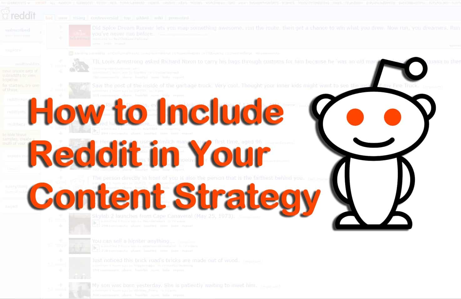 Reddit Content Strategy