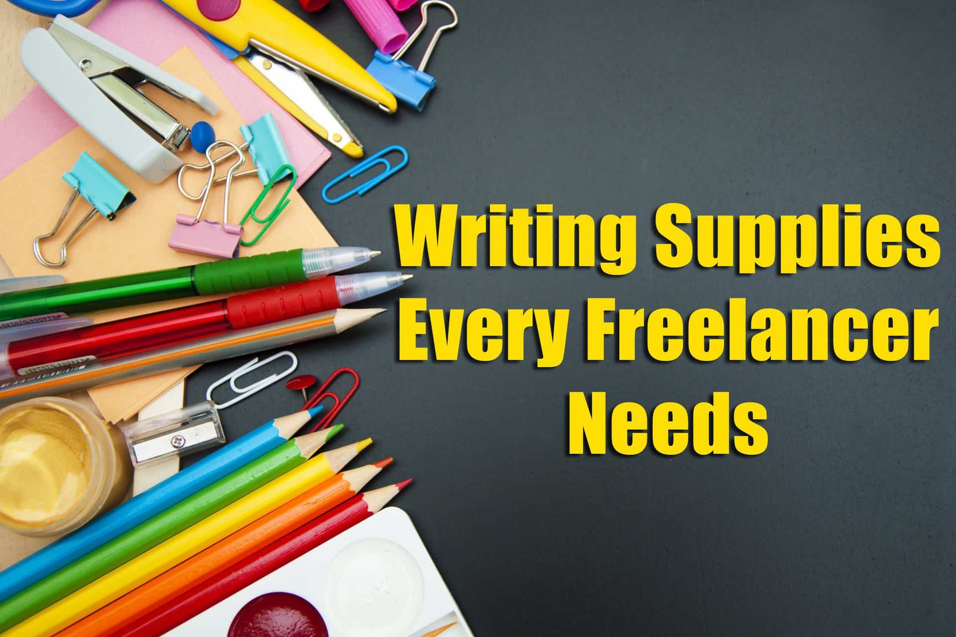 Freelancer Writing Supplies