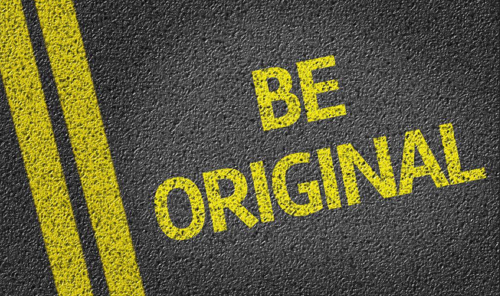 overcoming writer's block by being original