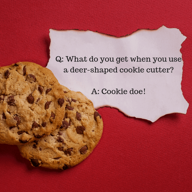 Chocolate Chip Cookie Jokes Wall.