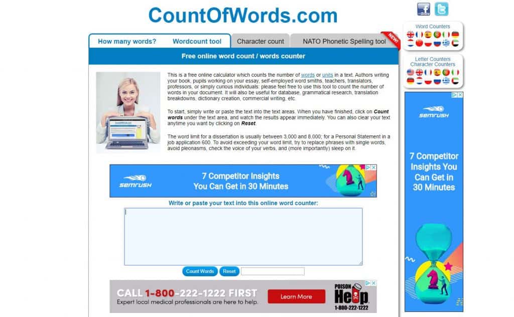 free word counter