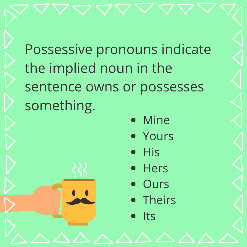 possessive pronouns examples