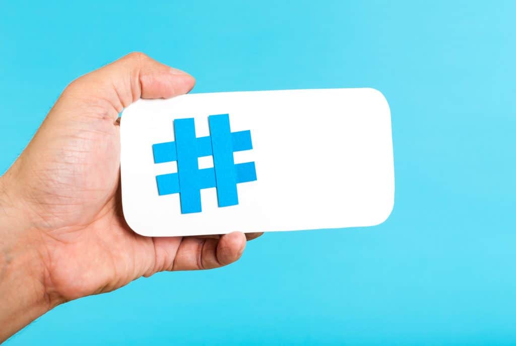 hashtags in social media content creation