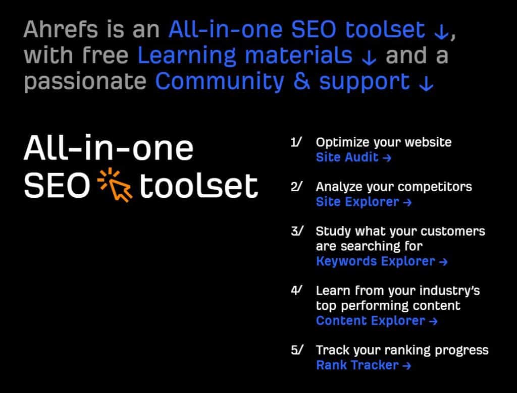 keyword research for article writing ahrefs SEO keyword research tool