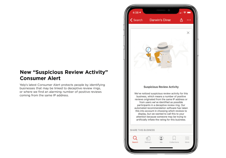 Yelp consumer alert