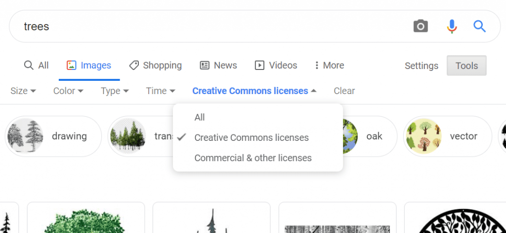 can I use images from Google on my blog