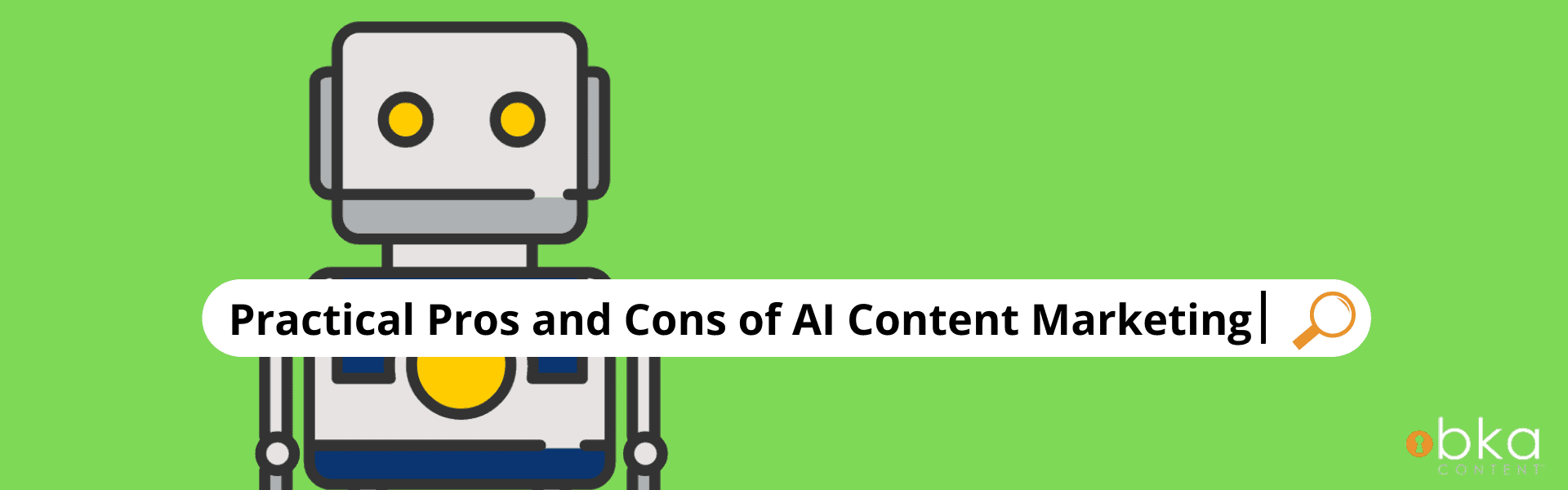 pros and cons of ai content marketing